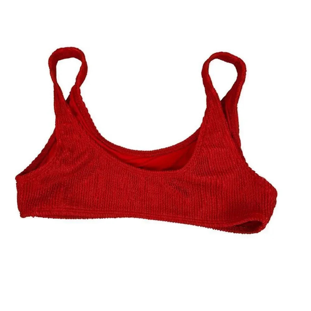 Frankie's Bikini's Red XS Wilderness Top and Small Bottom